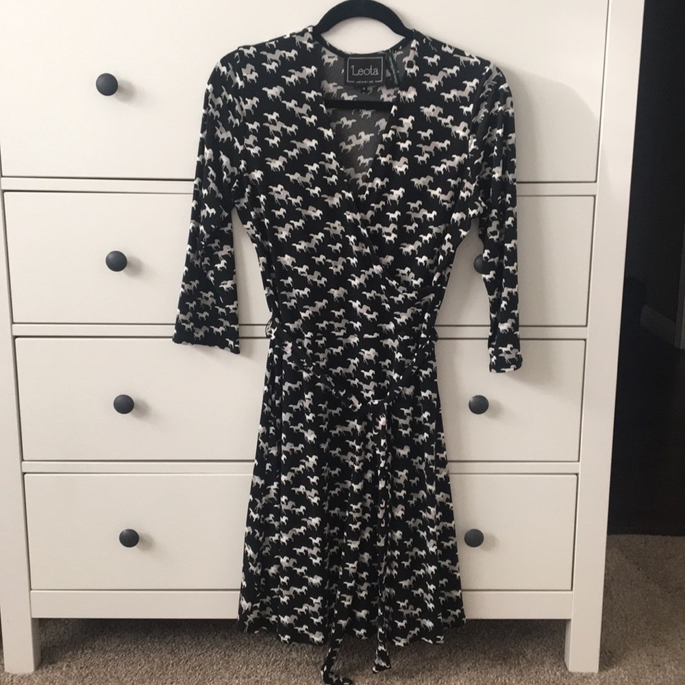 Leota wrap dress, size M